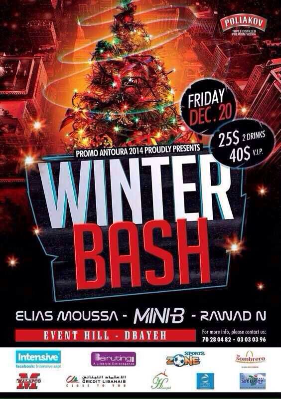 Promo Antoura Winter Bash